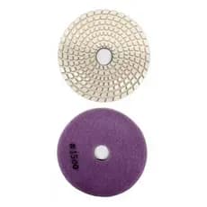 Lixa Branca Diamantada Tipo Velcro 4" Grão 1500