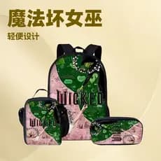 Nova mochila de grande capacidade para homens e mulheres, mochila leve e simples para alunos do ensino fundamental, conj