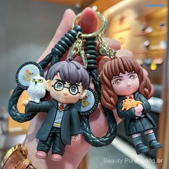 Harry Potter Tridimensional Boneca Carro Chaveiro Pingente Pingente Mercado Noturno Presente de Casal