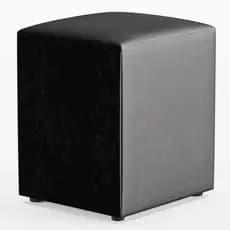 Puff Banqueta Cubo Couro Quadrado Decorativo Promoção