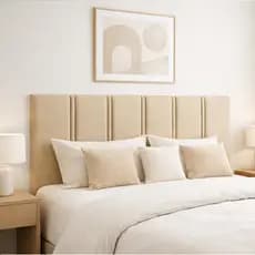 Cabeceira Lisa Estofada 140cm x 54cm para Cama Box Casal Moderno Decorativo Quarto Luxo