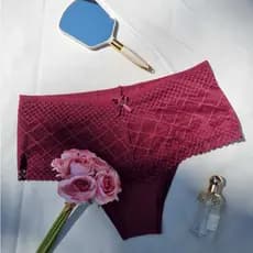 kit 2 Calcinha Cinta de Coton Modeladora Plus Size Com Renda Compressão Cós alto Conforto
