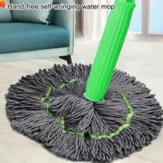 Esfregão Mop Desidratação 2 Em 1 - Esfregão Giratório Automático Para Limpeza De Piso