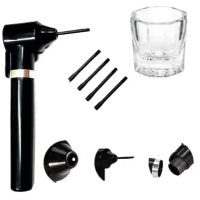 Kit Com 2- 1 Misturador Mix De Henna Tinta E Pigmentos + 1 Copo Dappen