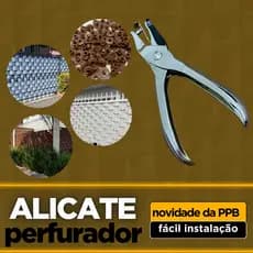 Alicate Perfurador p/ Pinos Fixadores (Fita Protetora de Portão)