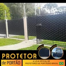 Protetor de Portão com 10 cm de altura [KIT INSTALAÇÃO COMPLETO]