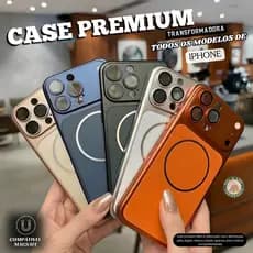 Capa Capinha para Iphone 13 14 15 16 17 Pro Max Vira Transforma estilo 17 compatível Magsafe