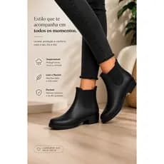 BOTA ANTIDERRAPANTE CONFORTO TRABALHO CHUVA