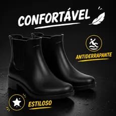 GALOCHA EMBORRACHADA ANTIDERRAPANTE TRABALHO CHUVA