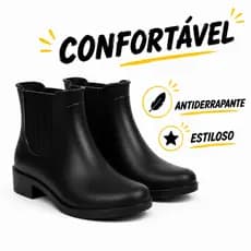 GALOCHA ANTIDERRAPANTE EMBORRACHADA TRABALHO CHUVA CONFORTO