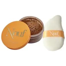 Combo Toque Final Nouf – Pó Facial 18g Cor 3 Resistente à Água e ao Suor + Esponja de Veludo