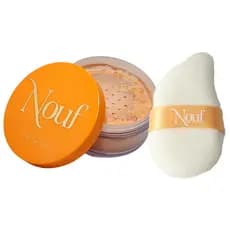 Combo Toque Final Nouf – Pó Facial 18g Cor 2 Resistente à Água e ao Suor + Esponja de Veludo