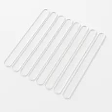 Kit 50 Palitos De Acrílico Transparente – Estilo Picolé p/ Lembrancinhas