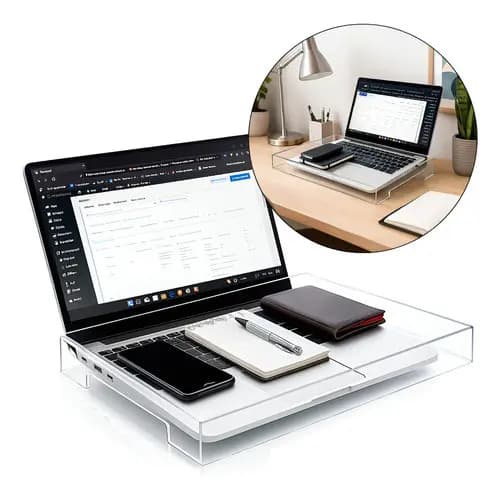 Suporte Notebook Organizador Objetos Apoio Teclado Celular