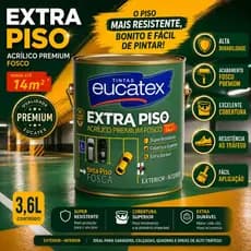 Tinta Acrilica Eucatex Premium Extra Piso Galão 3,6l - Cores
