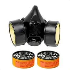 Máscara Respirador Cg306 Com 2 Cartucho 203 Carbografite