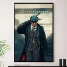 Quadro Thomas Shelby Chefe Lider Decorativo A3 35x45cm