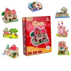 Kit  Quebra Cabeças Educativos Infantil 3d Diy Feito À Mão Presente