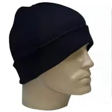 Touca De Frio Básica Lã Gorro Liso Preta Toca Adulto Inverno