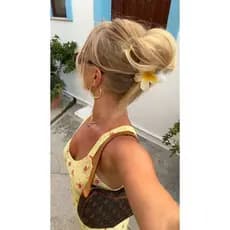 Kits Ate 12 Peças Presilha Grampo Piranha De Cabelo Flor De Feriado De Praia Barrettes