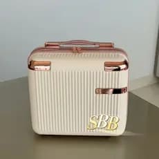Frasqueiras De Viagem Necessaire ABS Rígido Maleta de Mão Organizadora maquiagem Rígida TOP