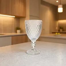 Conjunto Taças Vinho Vidro Transparente Resistente Bico Abacaxi Elegante Prático