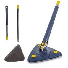 Mop Giratorio 360 Limpeza Facil Design Triangular Prazo Eficiente