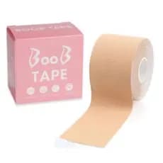 KIT Sutiã Rolo Adesivo Levanta Peito Seio Fita Boob Tape Invisível