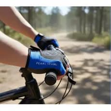 Luva de ciclismo anti derrapante metade do dedo anti-choque