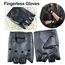Luva Unisex Esporte, Motociclista Preta.