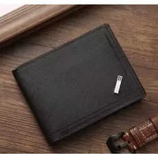 Carteira Masculina de Couro Preta