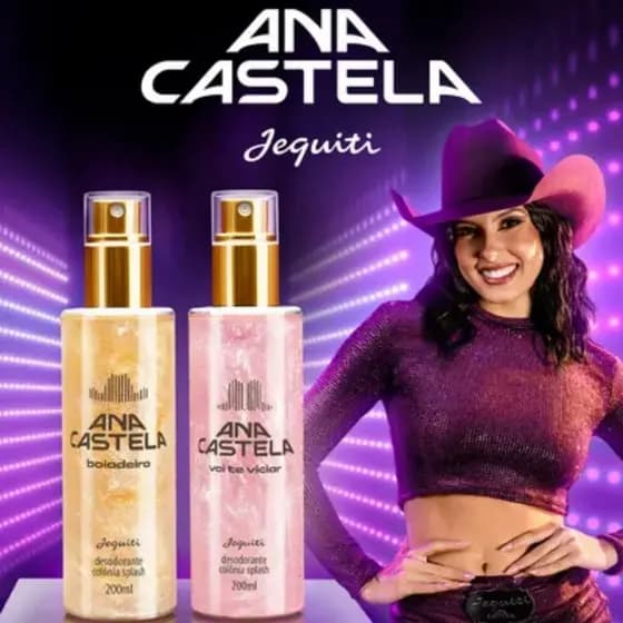 Body Splash Feminino Vai Te Viciar/Boiadeira Ana Castela 200ml Perfume Doce Cheiroso Alta Fixação