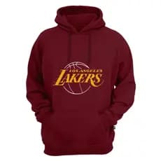Blusa de Moletom Canguru de Time Lançamento Lakers basketball Tecido de Alta Qualidade Flanelado