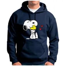 Blusa de Moletom Unissex Lançamento  Desenho Snoopy Tecido de Alta Qualidade Flanelado