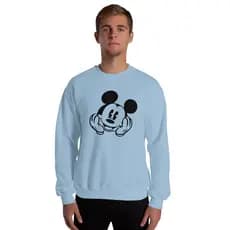 Suéter de Moletom Confortável Lançamento Mickey Mouse Tecido de Alta Qualidade Flanelado