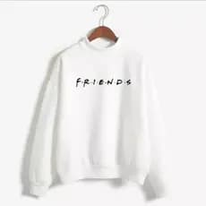 Suéter de Moletom Unissex Lançamento Serie Friends Tecido de Alta Qualidade Flanelado