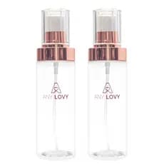 Kit 2 Frascos Borrifadores 120ml Anylovy com Tampinha Dappen Luxo Profissional Multiuso