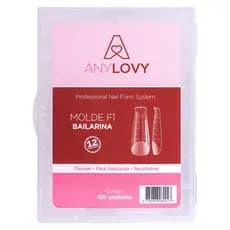 Molde F1 Bailarina Unhas De Gel Anylovy 120 Unidades