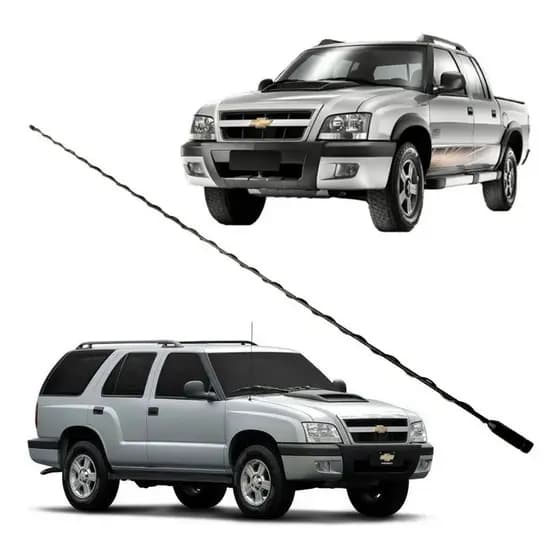 Haste Para Antena S10 Blazer Teto Espiral Fêmea Aço universal chevrolet