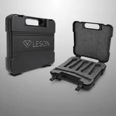 Case Maleta Microfones Leson Shure Akg Sennheiser C Fio Sm58
