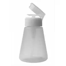 Porta Acetona Frasco Transparente Manicure e Pedicure Elloplas 180ml