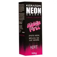 Tonalizante Keraton Neon Colors Hidratante Brilha na Luz Negra Vegano 100g