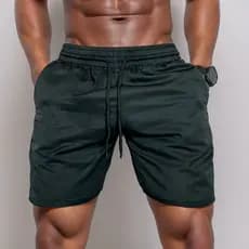 Short Masculino Tactel Premium Bermuda Lisa Masculina Shorts de Elástico Moda Praia Cores Diversas