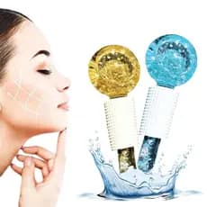 Massageador Facial Esfera de Cristal Ice Globes Profissional Anti-idade