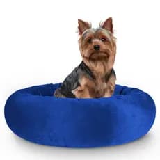 Cama Pet Cachorro Gato Redonda Velboa P Caminha Fofinha Varias Cores Velboa Antialergica