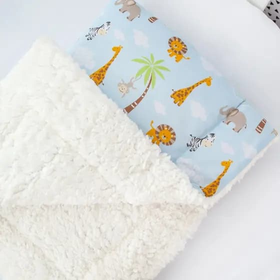 Cobertor Manta Sherpa Bebê Menino Várias Estampas