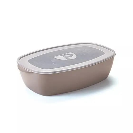 Kit 6 potes 7L retangulares, Kit Potes para Cozinha, Jogo de Vasilhas Plásticas