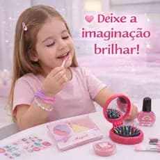Kit Completo Maquiagem Pincel Profissional Cabelos Cosméticos Beleza