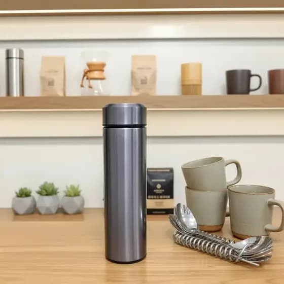 Garrafa Térmica para Quente ou Frio Chá Café Leite 450 ml de Inox