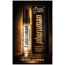Perfume Feromonio Masculino PheroMan 15ML Alta Fixação Atrair Mulher